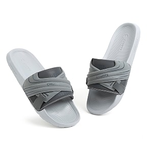 CHUPPS Vertex Black Drift Orthopedic Slippers