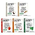 Chutnefy Flavours of India Chutney Carnival Combo | Pack of 5*75gms (Dry) | 4-5 Servings Per Pack | Authentic Indian Chutneys for Breakfast & Meals | Instant, Fresh, and Easy to Make | No Preservative