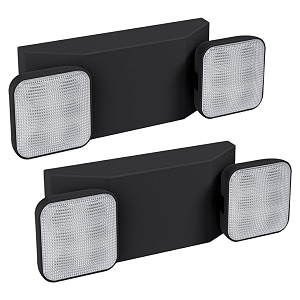 ciata led emergency lights for business for home power failure - ultra-bright led emergency lights with battery backup fire emergency lights made from engineering-grade thermoplastic - 2 pack