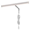 Ciata Picture Light, 14-Inches Picture Frame Light Integrated LED Art Light, 3000K 4 Watt Adjustable ‎Metal Picture Lights for Wall, Artwork Light with in-line On/Off Switch, CRI -90, Brushed Nickel