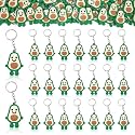 CiciBear 24 Pack Avocado Keychains Party Decoration for Guests, Fruit Themed Party, Baby Shower, School Party, Kids Birthday