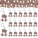 CiciBear 24 Pack Brown Bear Party Decorations for Guests, Brown Bear Prince Themed Party,Jungle Safari Wild Woodland Baby Shower, School Party, Kids Birthday