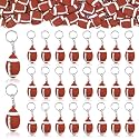 CiciBear 24 Pack Football Keychains Party Decoration for Birthday,Gender Reveal,Thursday Night Football Game,College Football and Fantasy Football Party