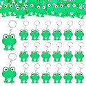 CiciBear 24 Pack Green Frog Party Decorations for Guests, Frog Prince Themed Party,Animal Baby Shower, School Party, Back to the 80s, Kids Birthday