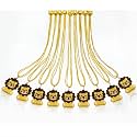 CiciBear 24 Pack Lion Necklace Party Favors with Mardi Gras Beads for Safari Jungle Animals Wild ONE Party Favors, Home Decorations, Festivals, Wedding, Birthday Celebrations