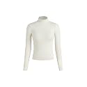 CIDER Womens Knit Top High Neck Long