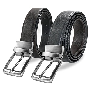 CIMONI Reversible Leather Belt for Men