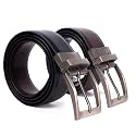 CIMONI Reversible Leather Belt for Men 
