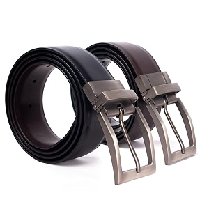 CIMONI Reversible Leather Belt for Men