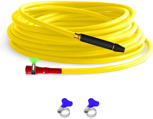 cinagro 05 inch with jet spray gun tap adapter  3 clamps hose pipe