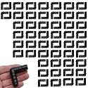 Cinagro 16mm Elbow Connector, Drip Irrigation Accessory, UV-Stabilized Non-Toxic Material, Leak-Proof, Easy to Install, for Garden Pipes, Planters &amp; Drip Systems, for Watering Plants, Pack of 100