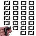 Cinagro 16mm Elbow Connector, Drip Irrigation Accessory, UV-Stabilized Non-Toxic Material, Leak-Proof, Easy to Install, for Garden Pipes, Planters &amp; Drip Systems, for Watering Plants, Pack of 50