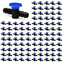 Cinagro 16mm Straight Connector with Flow Control Tap, Set of 100