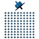 Cinagro 4mm Drip Emitters, Pack of 100, for Watering Plants, Drip Irrigation