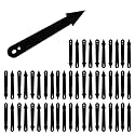 Cinagro Arrow Drip Stakes for Drip Irrigation, Water Flow Control for Potted Plants &amp; Gardens, UV-Stabilized, Non-Toxic Plastic, Durable &amp; Easy to Use, for Home Garden &amp; Greenhouse, Pack of 50
