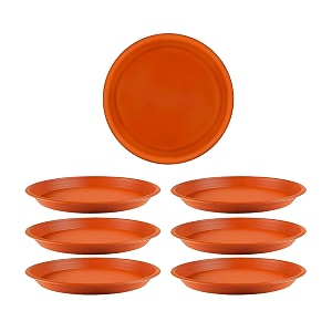 cinagro 45-inch round bottom trays pack of 6 fits 46 inch round pots