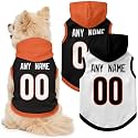Cincinnati Dog Clothes Custom Jersey Style Dog Hoodie for Pet