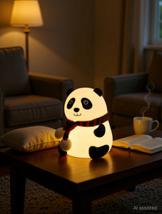 cinefx 7color led night lamp for kids  silicone animal touch light usb rechargeable night lamp