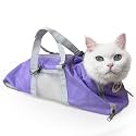 Cinf Cat Restraint Grooming Bag, Anti-Scratch Tool for Nail Trimming