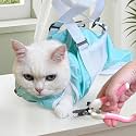 Cinf Cat Restraint Grooming Bag, Anti-Scratch Tool for Nail Trimming