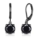 Leverback Dangle Earrings Created Crystal Drop Earrings Gold Plated Jewelry Gift for Women Girls 8mm