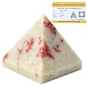 Cinnabarite Pyramid - 1.5" Inch Crystal Pyramid for Positive Energy, Vastu, Reiki, Feng Shui and Chakra Healing Energy Balancing