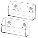 Cinnvoice 2 Pcs Business Card Holder, Inclined, 4.33 x 1.2 x 2.16 Inch