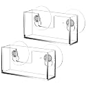 Cinnvoice 2 Pcs Business Card Holder, Rectangular, 4.7 x 1.25 x 1.8 Inch
