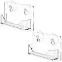Cinnvoice 2 Pcs Business Card Holder, Trapezoidal, 4.37 x 1 x 2.5 Inch