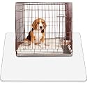 Cinnvoice Waterproof Under Dog Crate Mat 48 x 48 Inch, Clear PVC