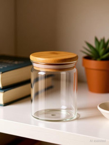 cinshu international glass grocery container  - 250 ml