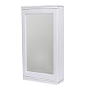 CIPLA PLAST Domino Bathroom Cabinet with Mirror | Bathroom Cabinets for Storage | Storage Organizer | Plastic Cabinet | Strong and Heavy Plastic Mirror Cabinet | Mirror Cabinet for Wash Basin (White)