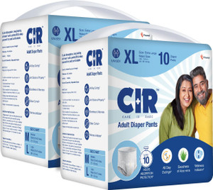 cir 10 hr absorption protection with wetness indicator odour control pant adult diapers - xl