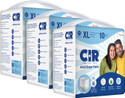 CIR 10 hr Absorption Protection with Wetness Indicator Odour Control Pant Adult Diapers - XL