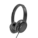 Circle Xplode 102 with Deep Bass, Over-Ear Headphones, in-line MIC, 1.2 Meter Cable, Single pin 3.5mm for Mobile | Tablet | Laptop | MAC, Soft Cushion, 40mm Drivers Neodymium (Black)