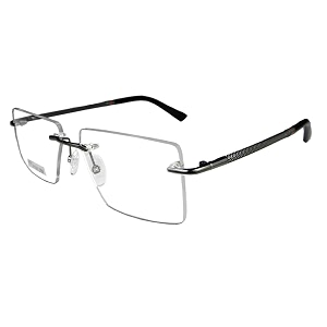 Circleperson Rimless Pure Titanium Eyeglasses frames Square