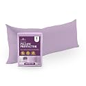 CirclesHome Body Pillow Case Cover with Zipper, Pillow Protector, Lavender