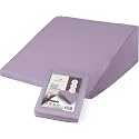 CirclesHome Wedge Pillow Cover with Zipper, Pillowcase 25x26x7.5, Lavender