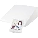 CirclesHome Wedge Pillow Cover with Zipper, Wedge Pillow Case 25x26x10