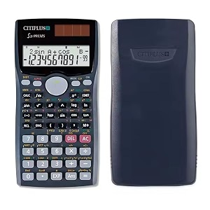 ctplus sx-991ms scientific calculator 401 functions matrix vector calculations stat-data dual power solar and battery ans function with hard case