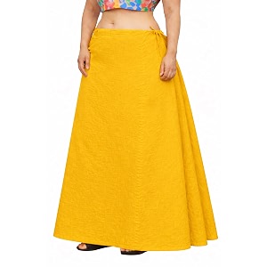 CITIX Pure Cotton Petticoat for Womens Saree