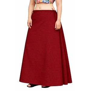 CITIX Pure Cotton Petticoat for Womens Saree