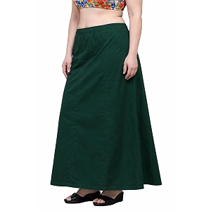 CITIX Pure Cotton Petticoat for Womens Saree