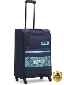citizen large check-in suitcase 77 cm 4 wheels - adventure vista - blue