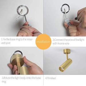 CITRA 10W LED Antique Copper Gold Focus
