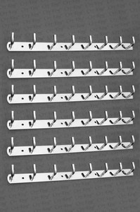 city king luxury look heavy duty 8 pin hook steel all type cloths dress hanger for hanging steel dress pack of 6 hangers for  dress