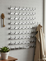 City King LUXURY LOOK HEAVY DUTY 8 Pin Hook Steel All Type Cloths Dress Hanger for Hanging Steel Dress Pack of 8 Hangers For  Dress
