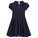 City Threads Girls' Cotton Polo Puff Tee Dress