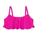 City Threads Girls Flounce Bikini Top UPF50+ Sun Rash Guard