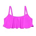 City Threads Girls Flounce Bikini Top UPF50+ Sun Rash Guard
